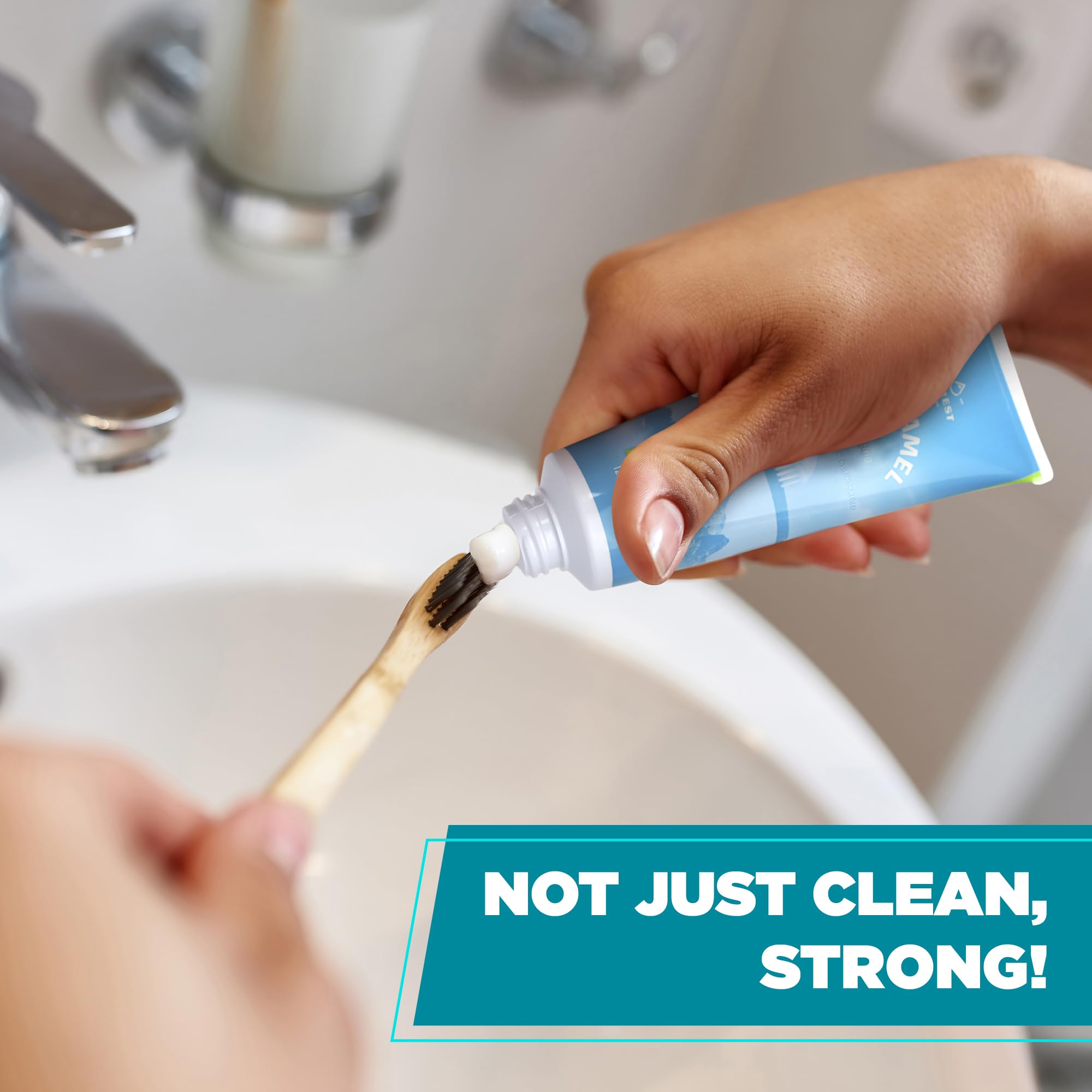 Gentle care for sensitive teeth from Evernamel toothpaste