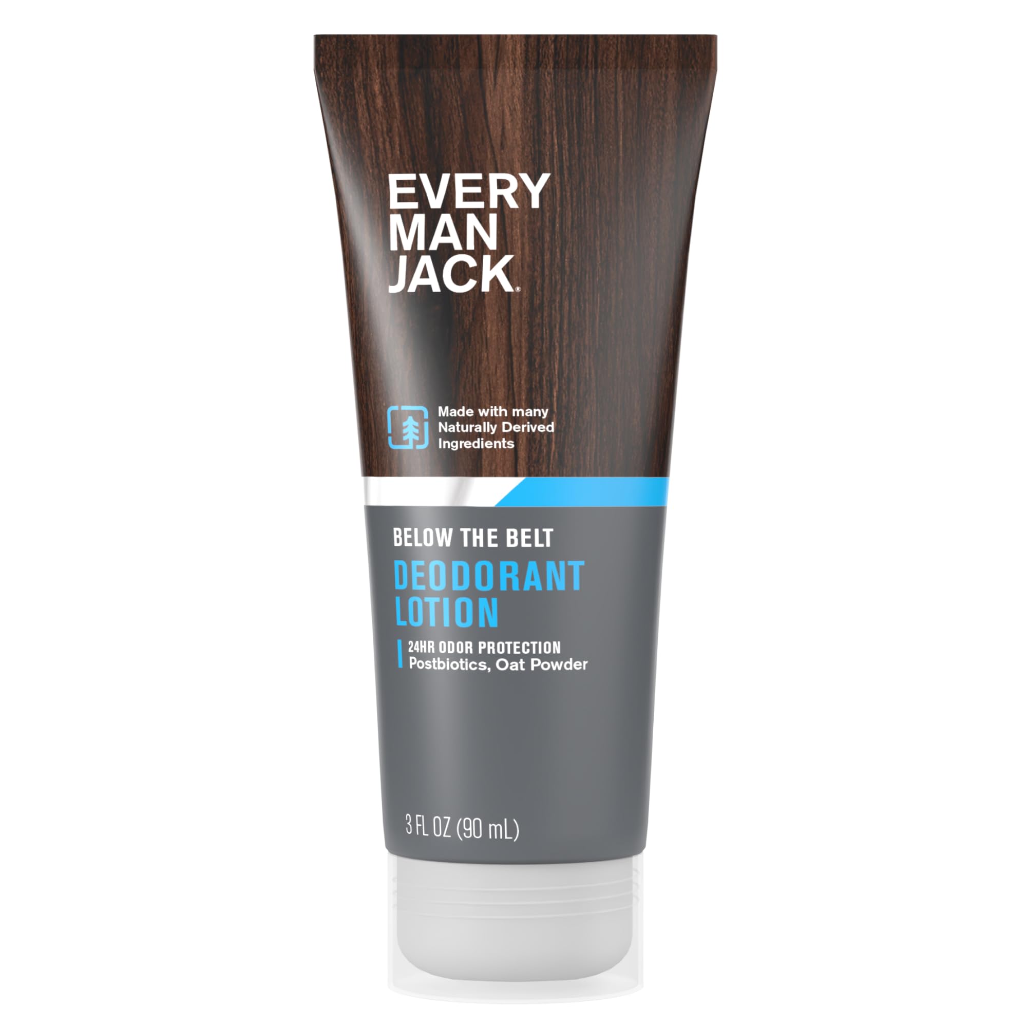Every Man Jack Mens Ball Deodorant Lotion bottle for all-day protection.