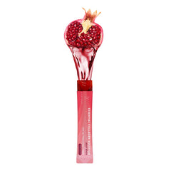 Pomegranate flavored jelly bite close-up