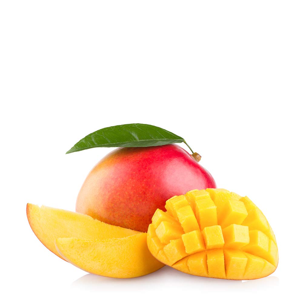 Lifestyle image of enjoying mango collagen jelly stick.