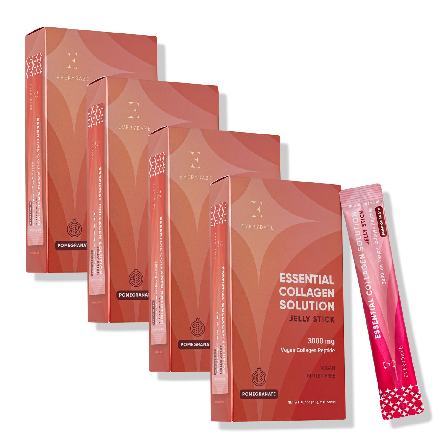 Everydaze Essential Collagen Jelly Stick packaging for on-the-go nourishment.