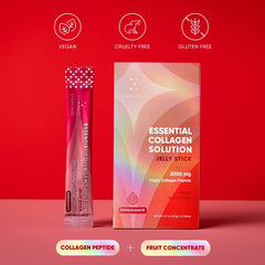 Ingredients: vegan collagen peptide with natural fruit concentrates