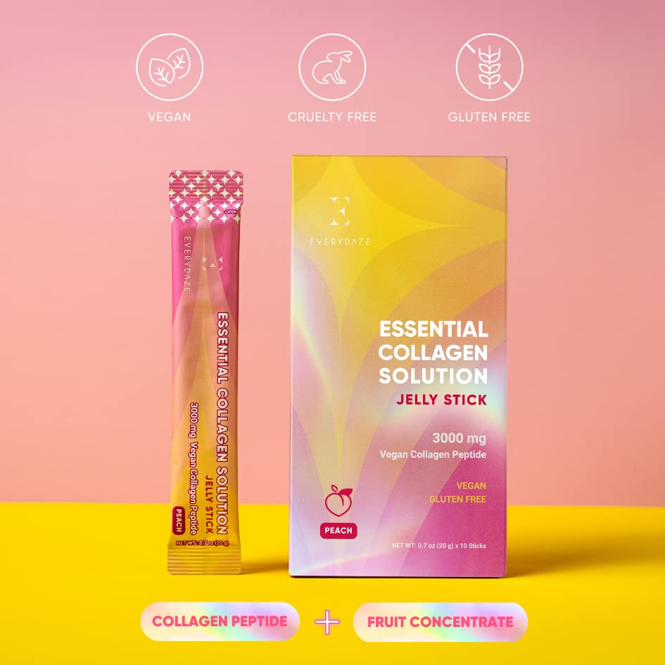 Vegan collagen peptide 3000 mg jelly stick