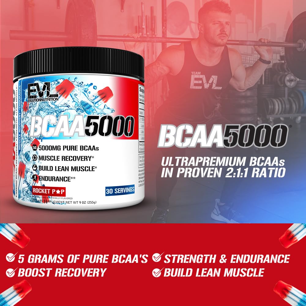 Post-workout recovery drink for men with BCAAs