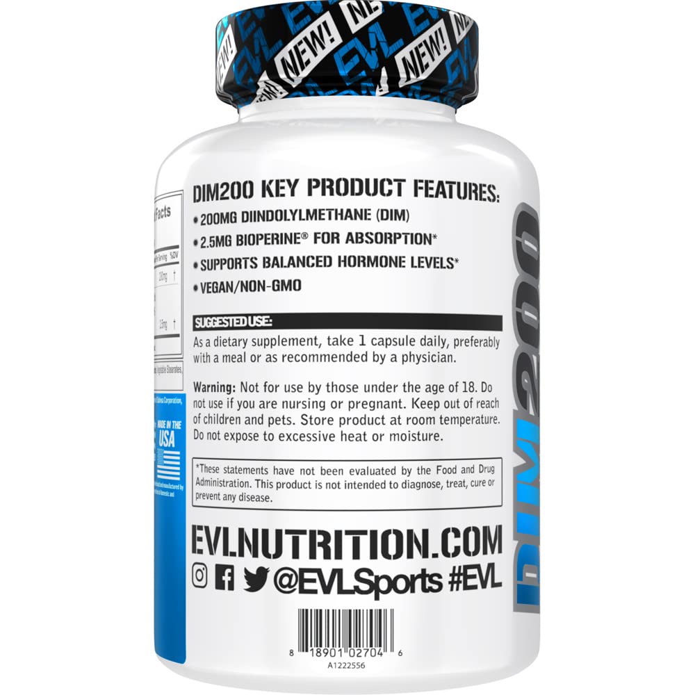 Men's health DIM supplement benefits for energy mood and performance