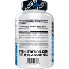 Molecularly distilled omega-3 fish oil with EPA and DHA