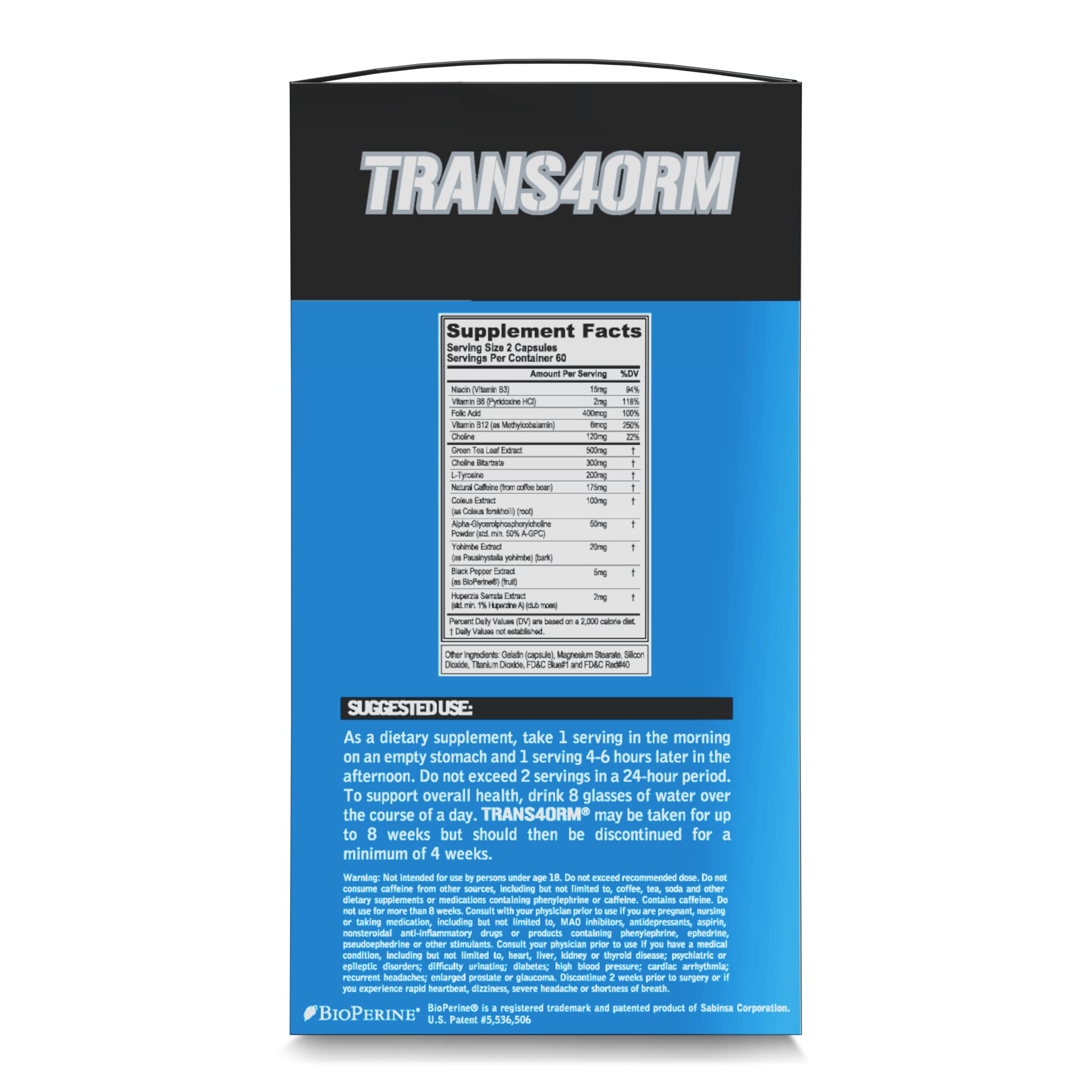 EVL Carnitine ingredient close-up emphasizing fat metabolism