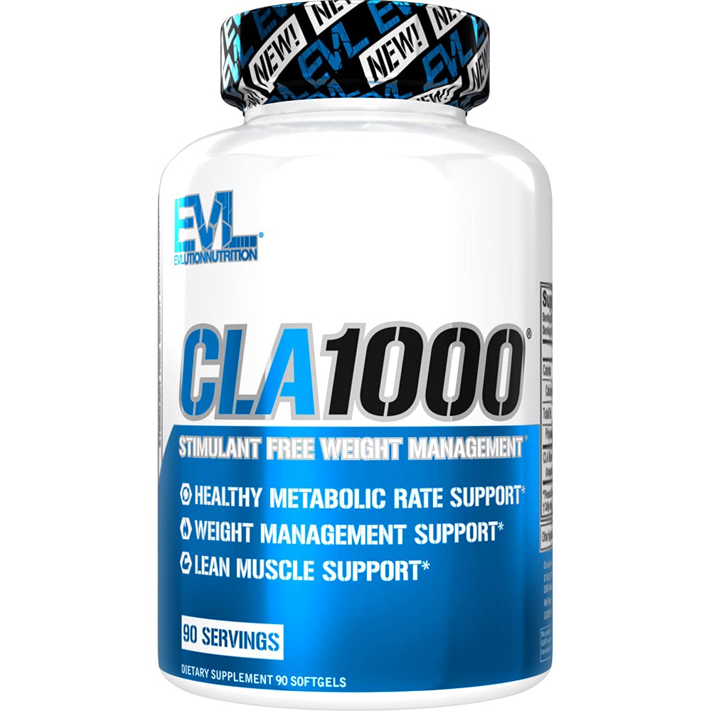 EVLution CLA 1000mg pills bottle with label