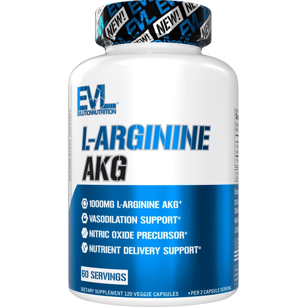 EVLUTION L-Arginine AKG bottle - hero image