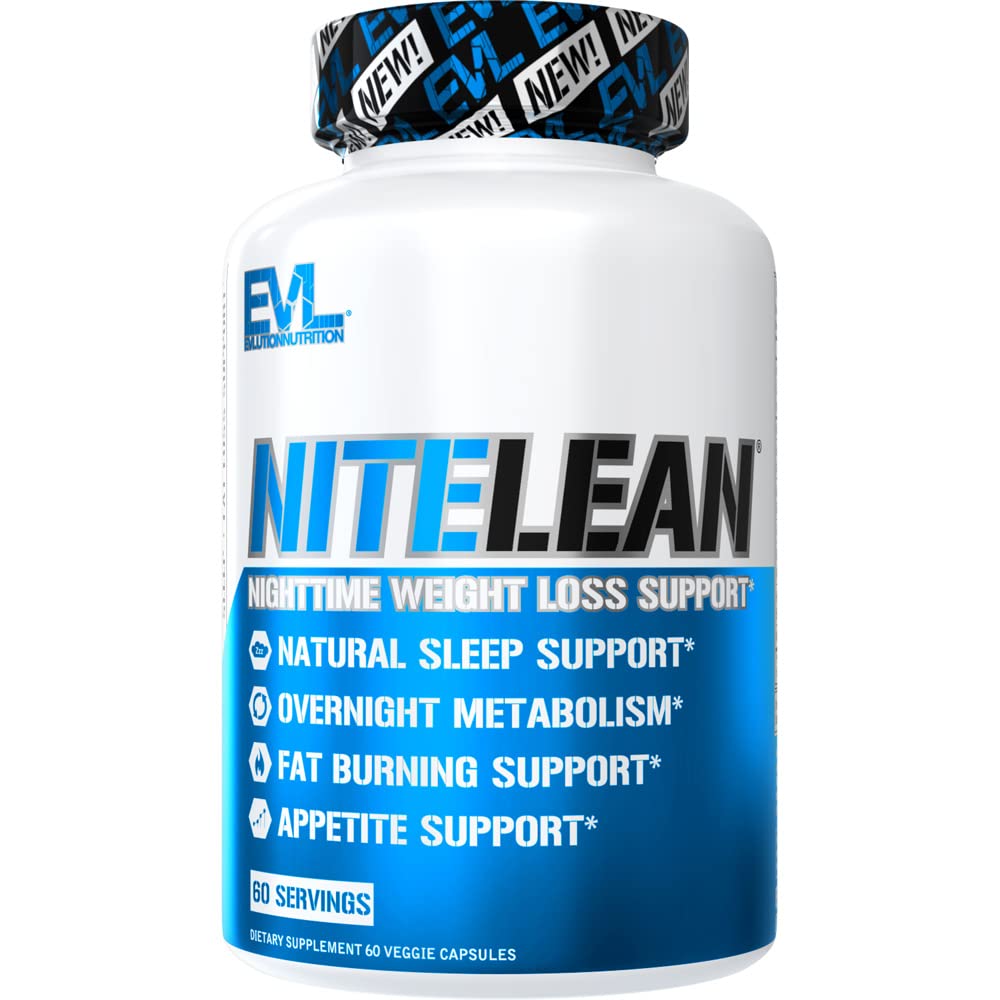 Evlution Nutrition NiteLean Night Time Fat Burner bottle