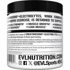 Unflavored Creatine 5000 + Electrolytes powder being mixed with a beverage