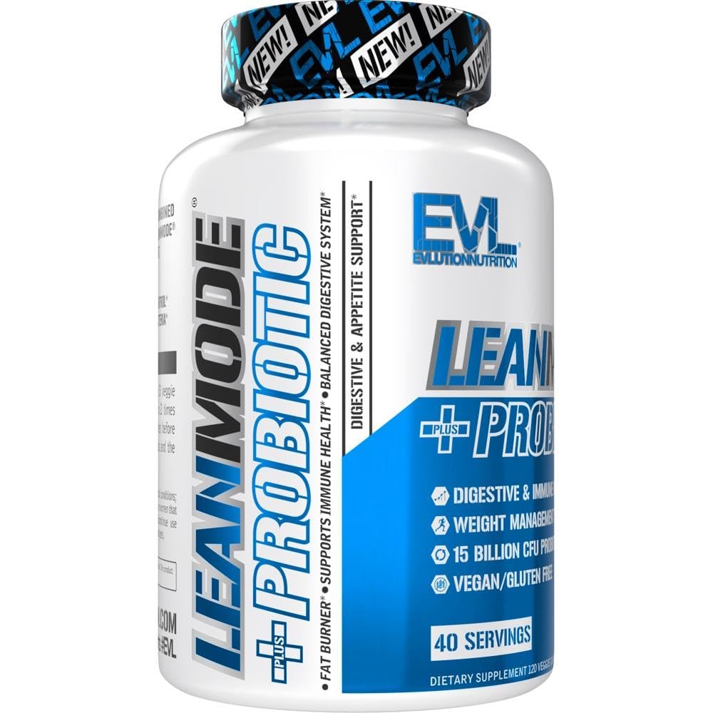 EVL LeanMode + Probiotic product packaging and branding