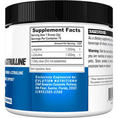 Nitric oxide support and vasodilation concept