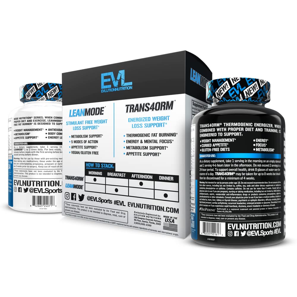 EVL Trans4orm bottle being poured for easy daily dosing