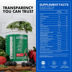 Lifestyle shot featuring Evogreens for recovery