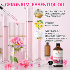 EVOKE OCCU Geranium Essential Oil bottle label and packaging