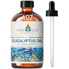 EVOKE OCCU Eucalyptus Essential Oil 4 oz bottle close-up