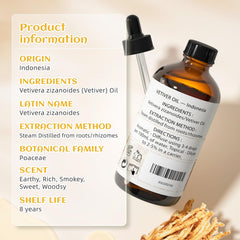 Packaging and box for EVOKE OCCU Vetiver Essential Oil