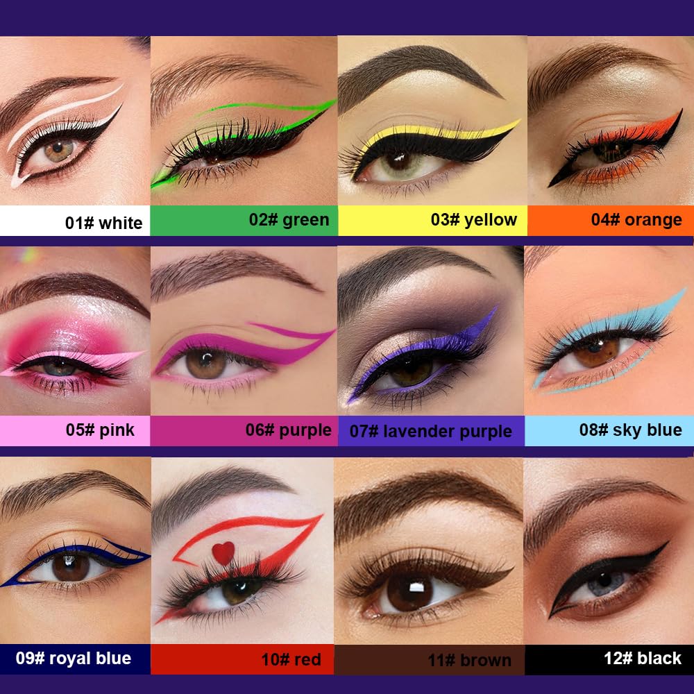 evpct fast-drying precision-tip eyeliner for ultra-fine lines and graphic designs