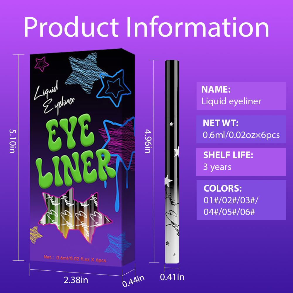 evpct purple matte liquid eyeliner close-up for dramatic artistic effects