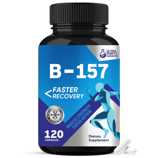 EVYOUNG BP157 peptide capsules front view with 1000mcg label