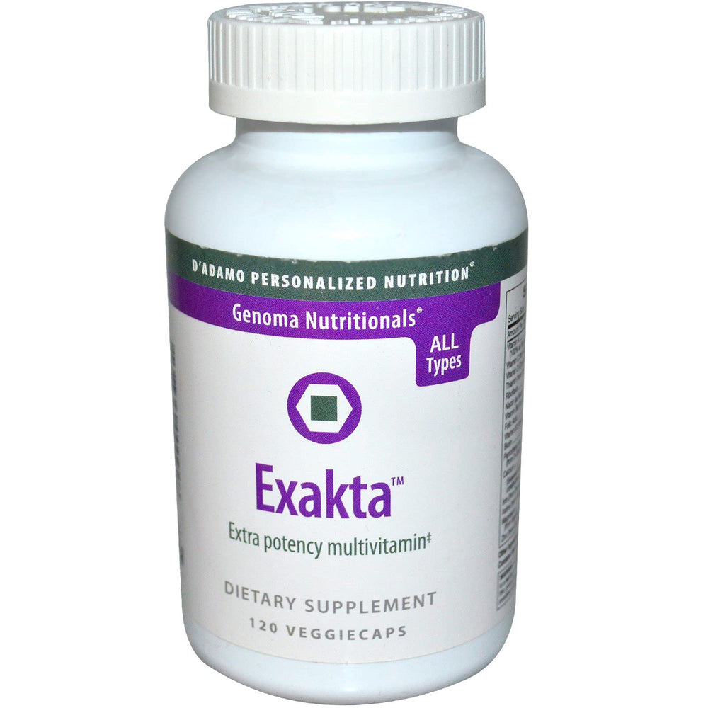 Exakta 120 Vcaps bottle by D'Adamo Personalized Nutrition