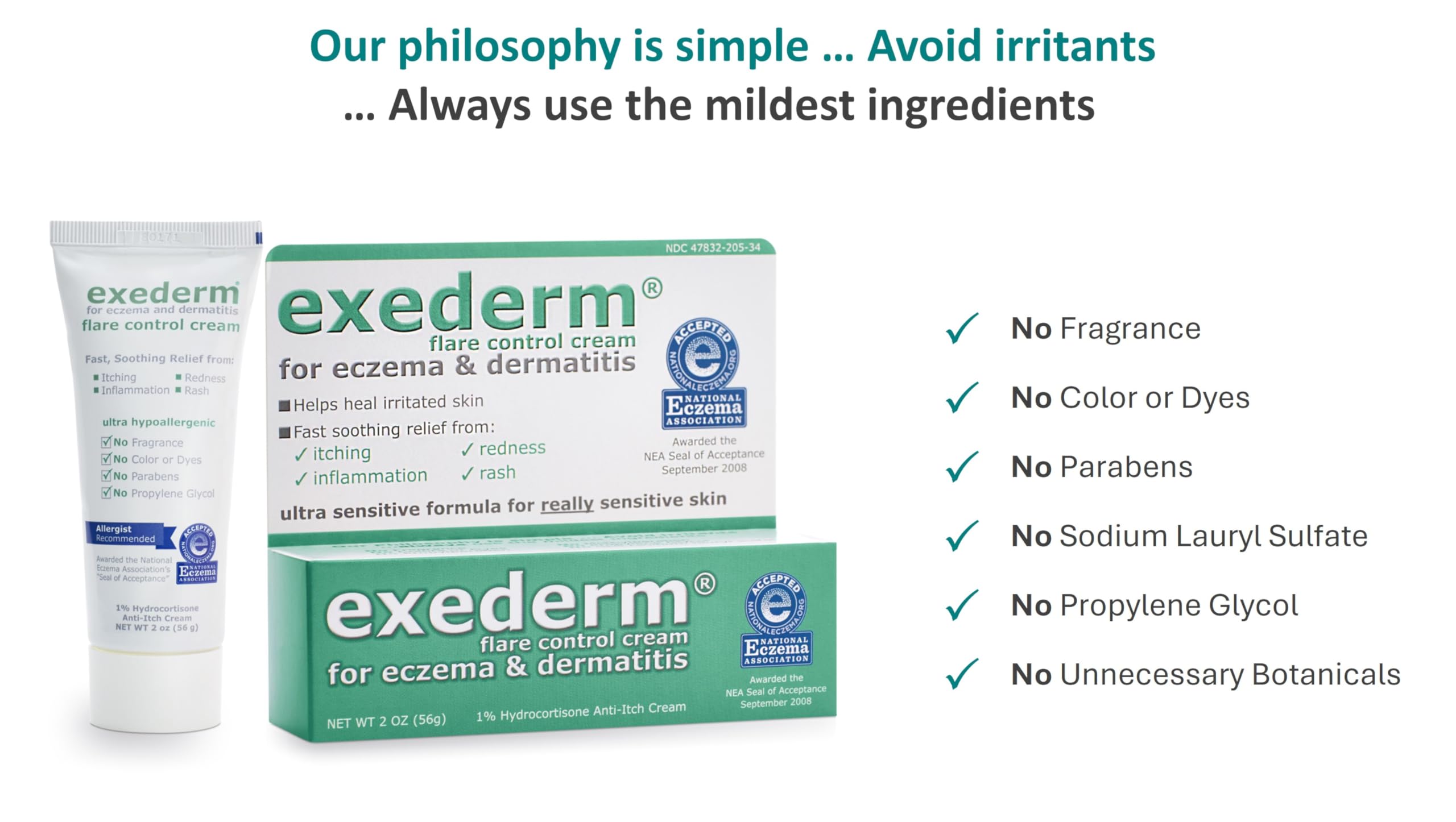 Exederm application on forearm demonstrates daily-use texture