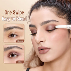 Exmiloo easy blending application demonstrating swipe-and-blend technique
