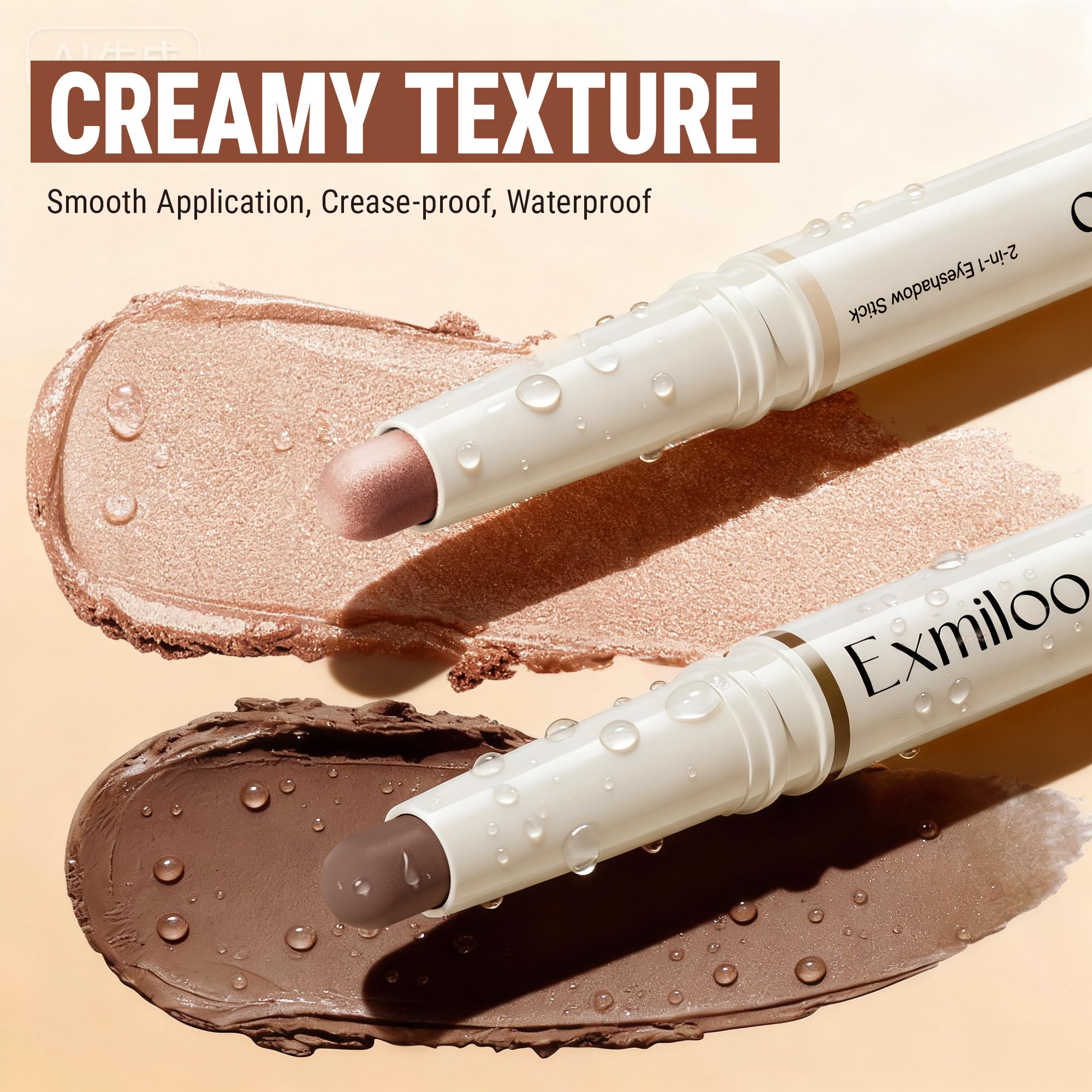 Exmiloo crease-proof finish stays smooth without smudging throughout the day