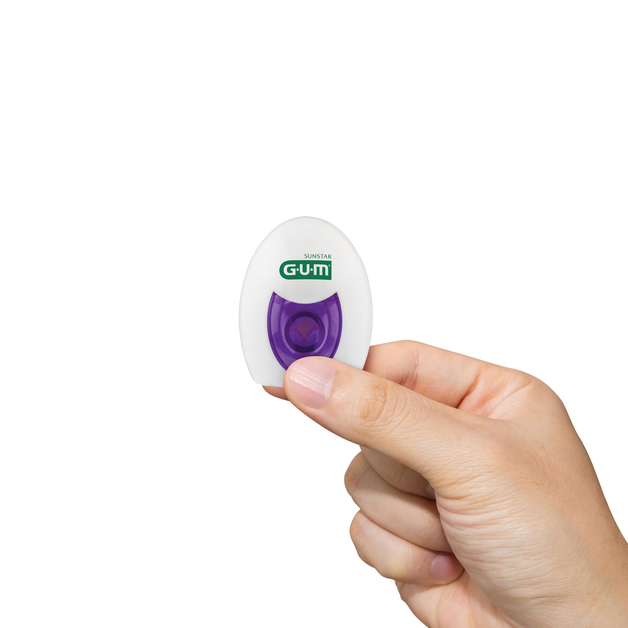 Unflavored dental floss for plaque removal in hard-to-reach areas