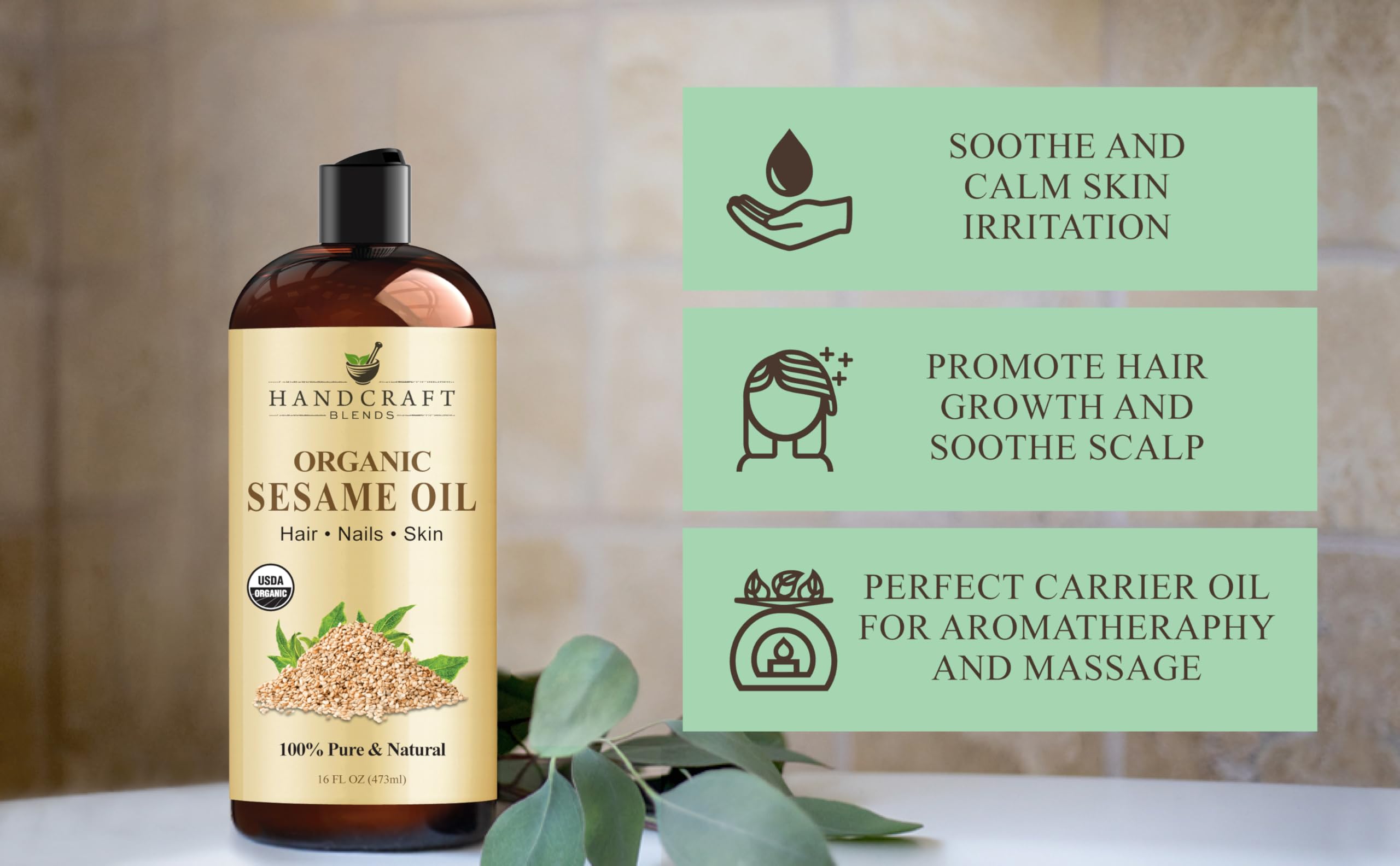 Expeller-pressed sesame oil
