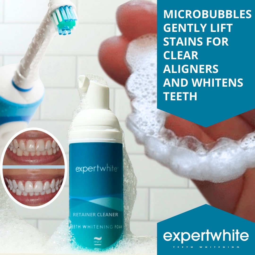 Retainer cleaned with Expertwhite HP Foam