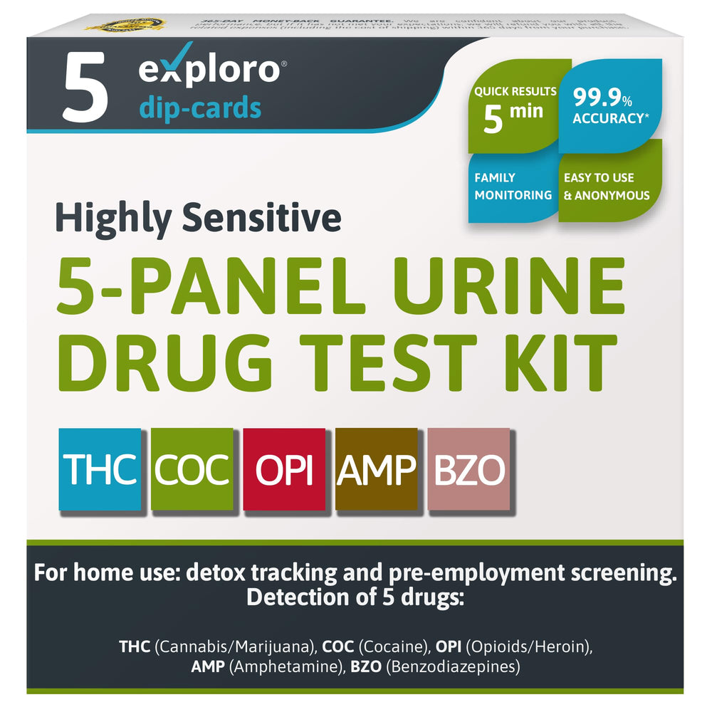 Exploro 5-Panel Drug Test Kit hero image