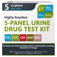 Exploro 5-Panel Drug Test Kit hero image