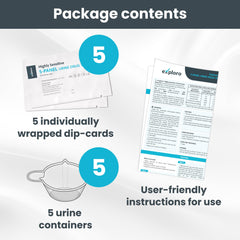 Discreet private home drug testing with Exploro kit