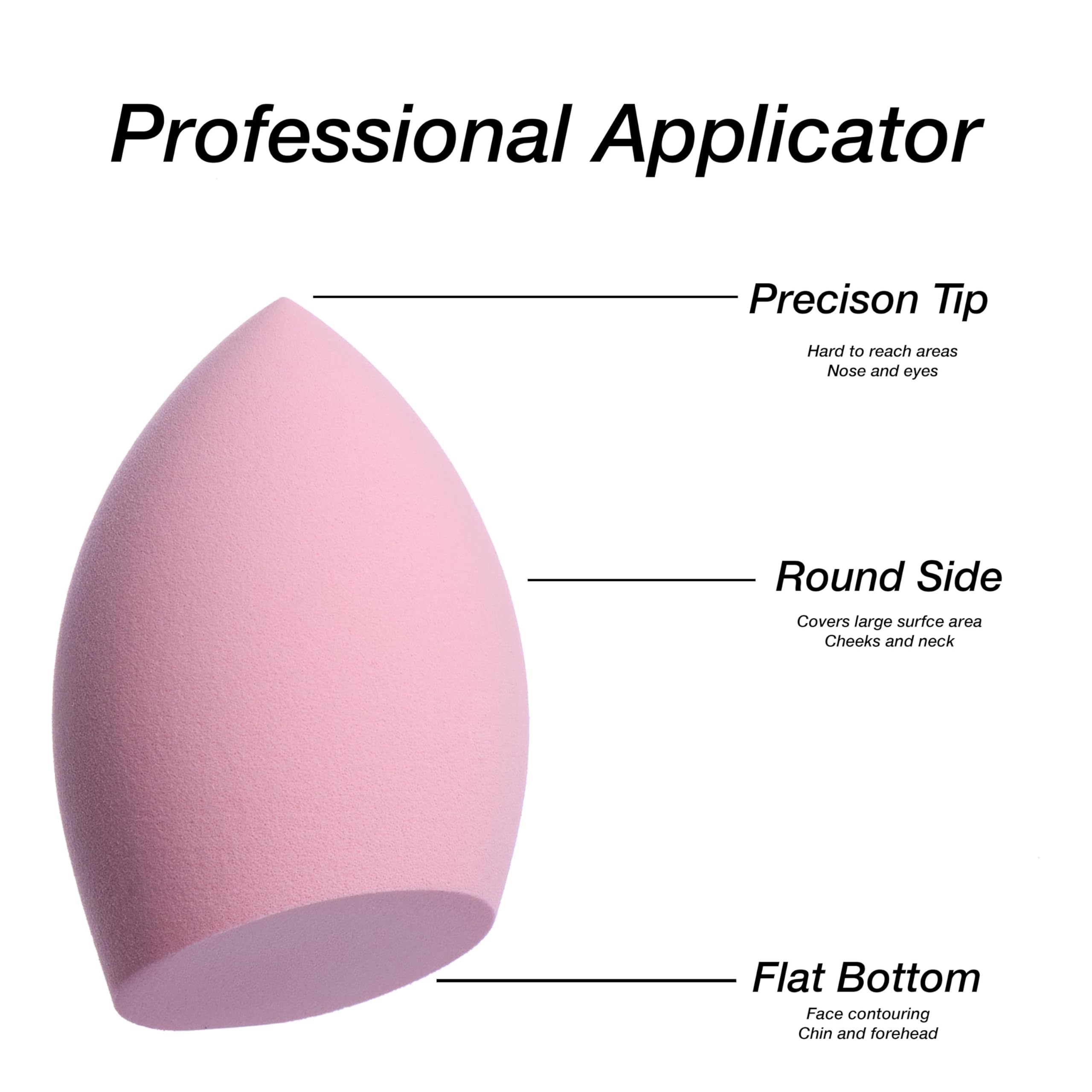 EXPRESSIONS damp sponge expansion shows easy size increase for makeup blending