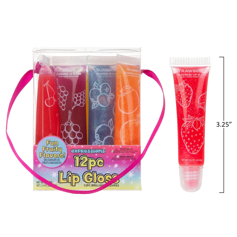 Expressions kid-friendly lip gloss for ages 5 plus; safe, gentle, and fun for young designers.