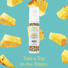 Gel-like texture of Exsens warming massage oil