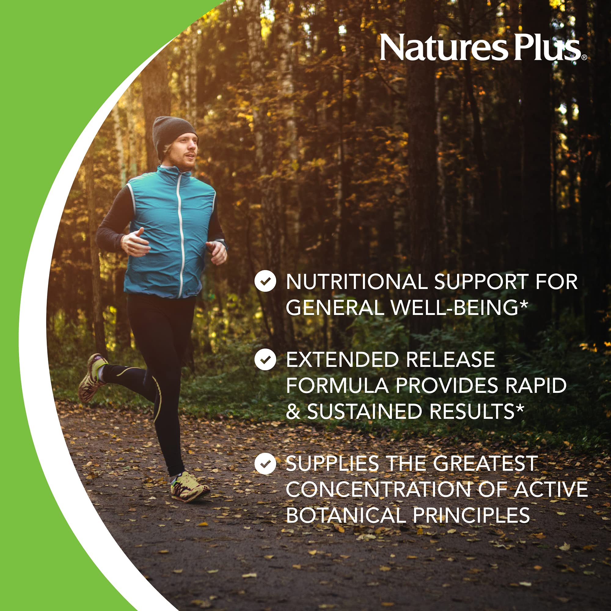 Product label displaying extended release Rhodiola 1000mg per serving