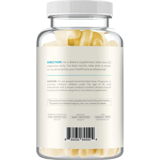 CoQ10 capsules showing 400mg per capsule