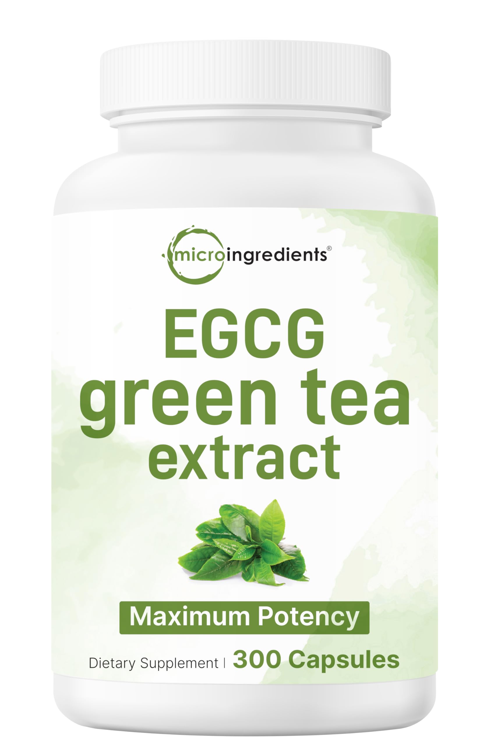 Bottle of Extra Strength Green Tea Extract 300 capsules