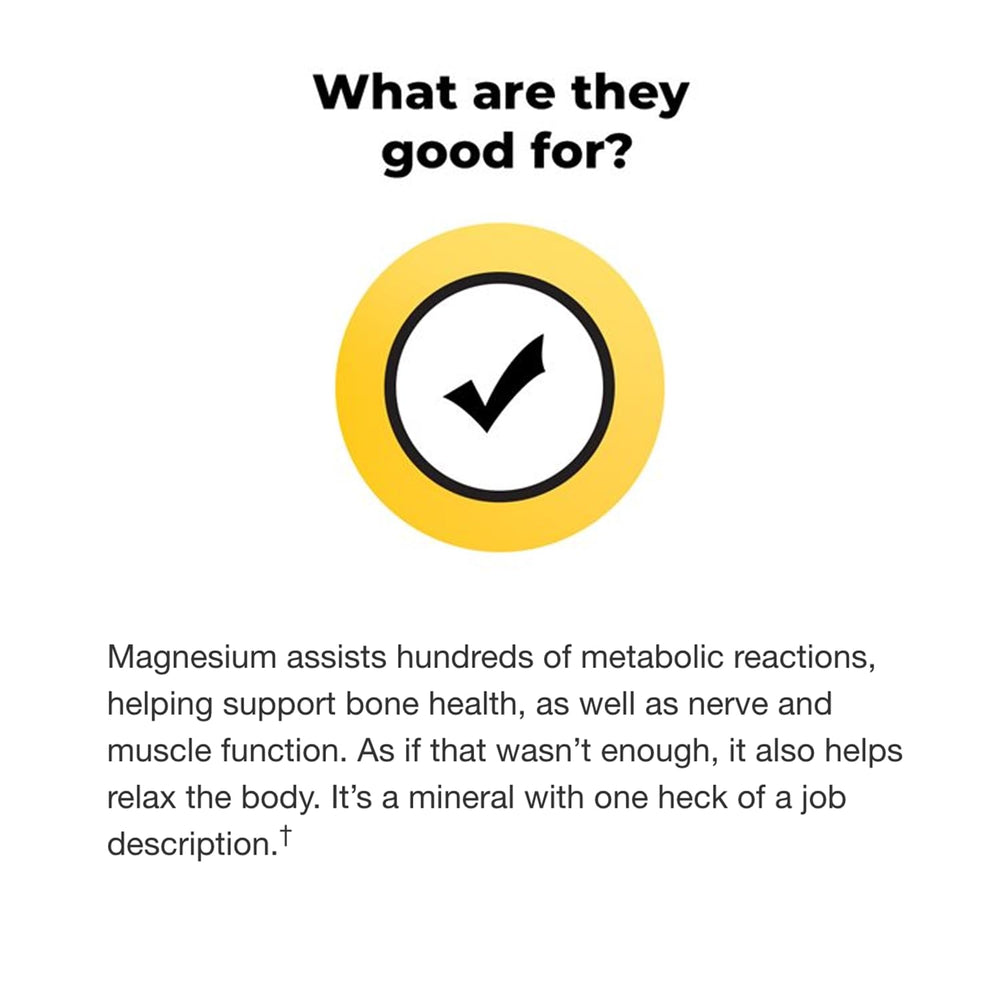 Gluten-free and gluten-free claim on magnesium supplement packaging