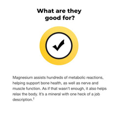 Gluten-free and gluten-free claim on magnesium supplement packaging