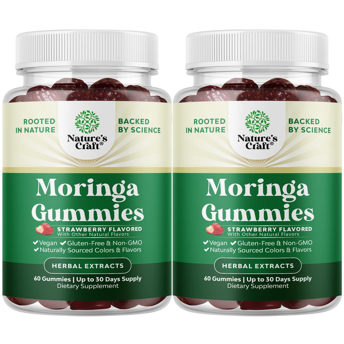 Extra Strength Moringa Gummies for Women packaging – front shot