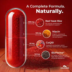 CoQ10 and BioPerine ingredients on bottle label