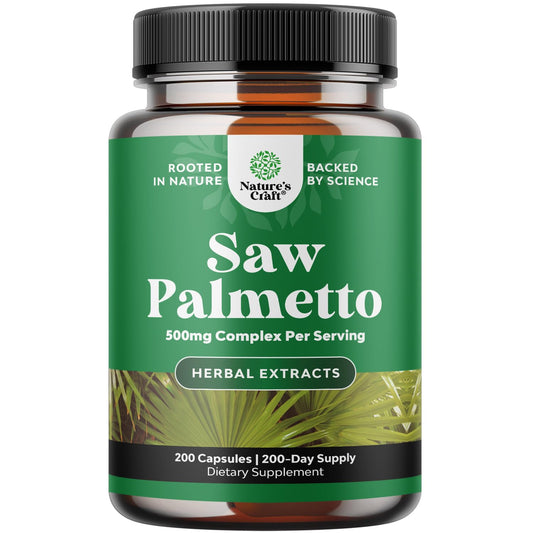 Bottle of Extra Strength Saw Palmetto Extract - hero image