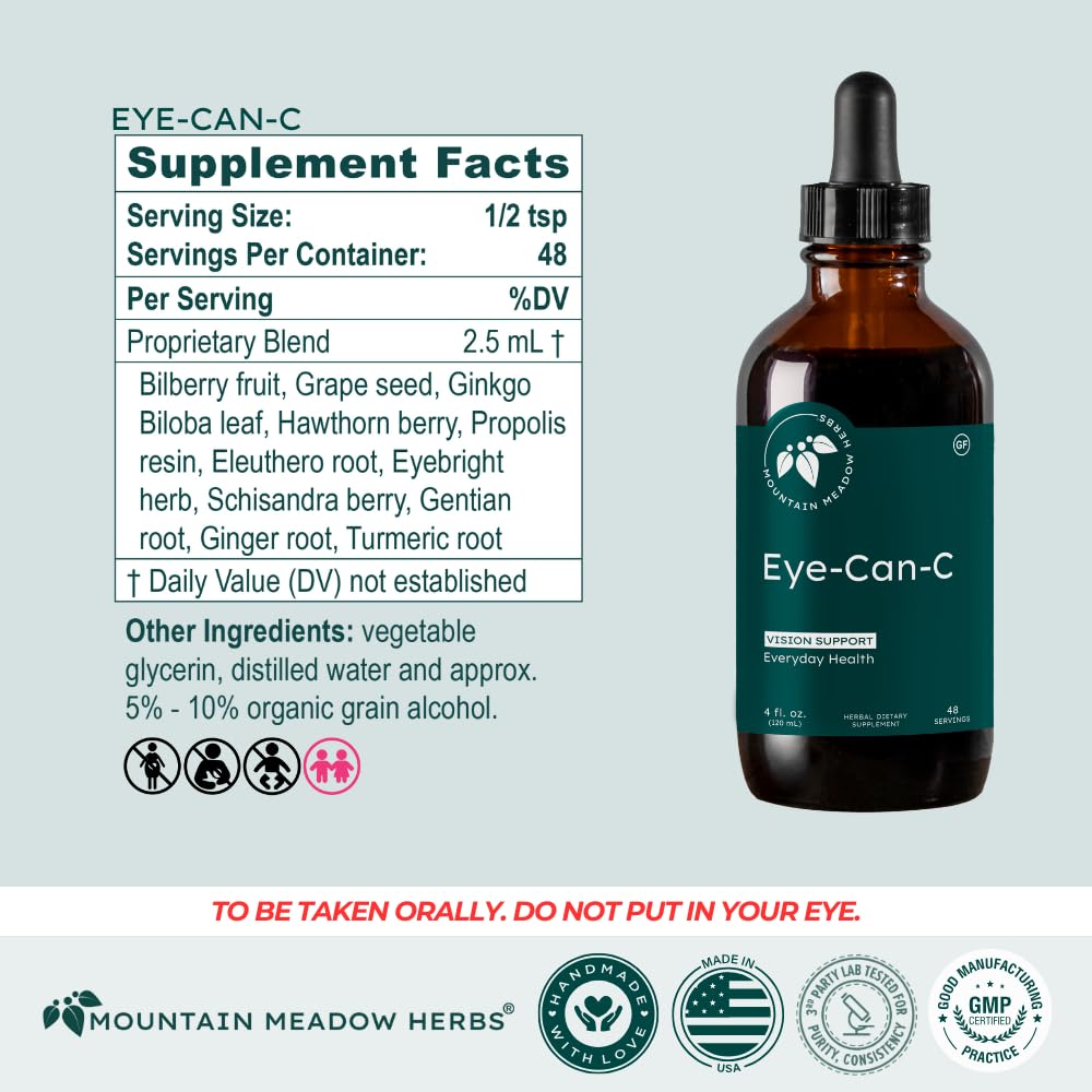 Eye-Can-C liquid dropper and bottle