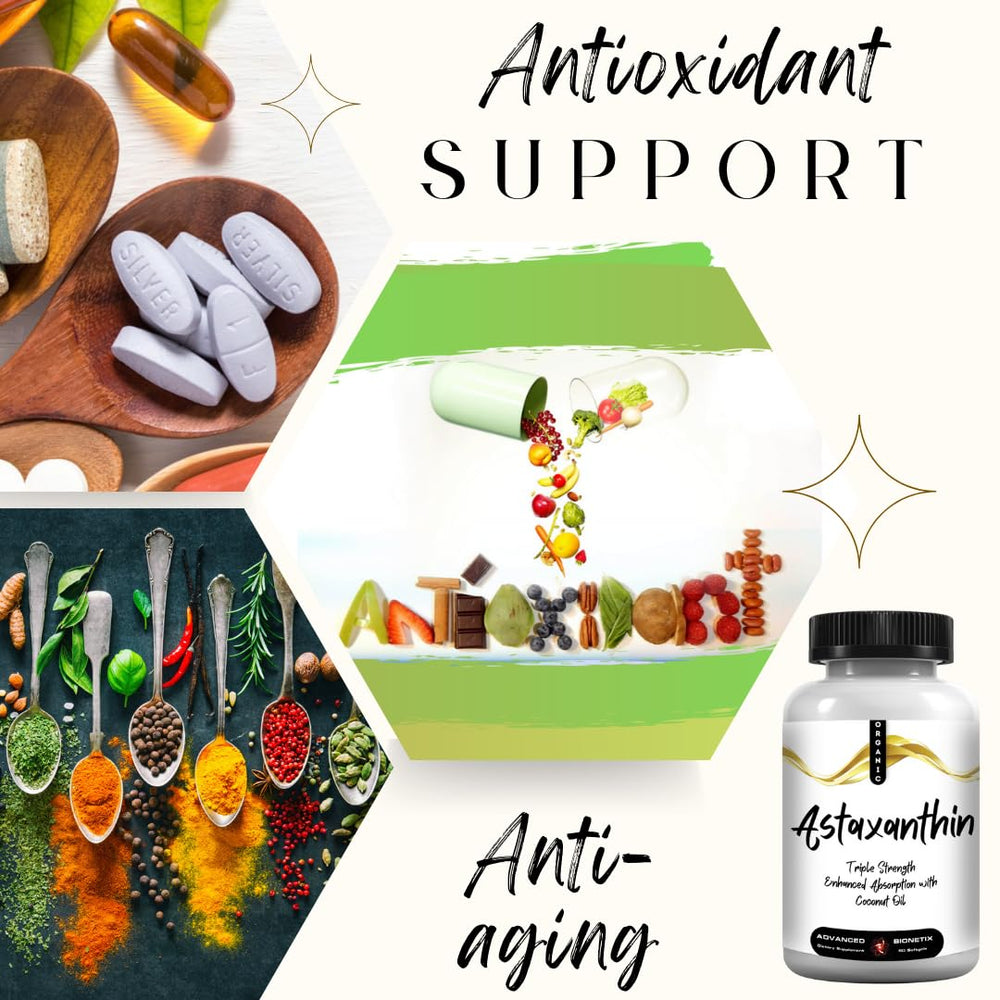Illustration of eye health benefits from astaxanthin