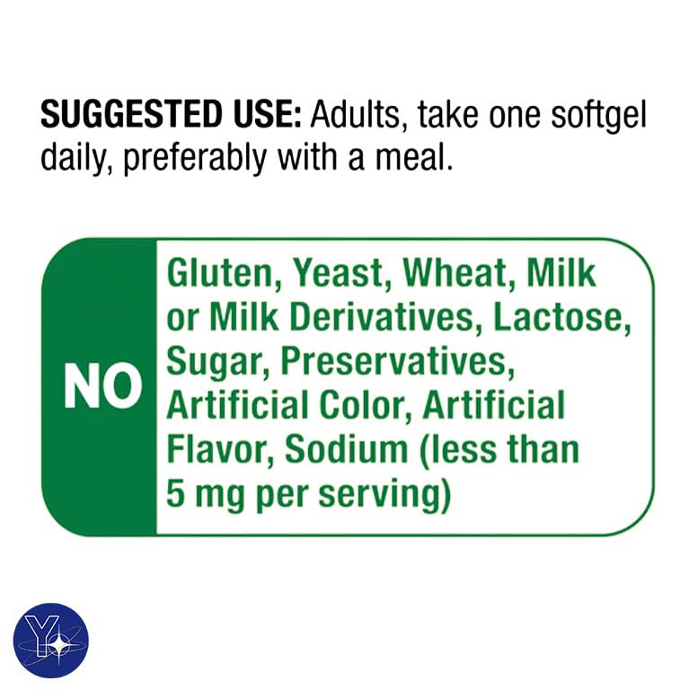 Softgels promoting eye health and immune support with vitamins A and D3