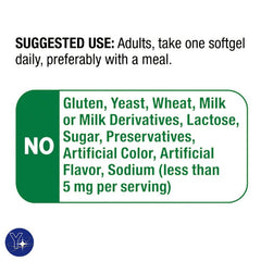 Softgels promoting eye health and immune support with vitamins A and D3